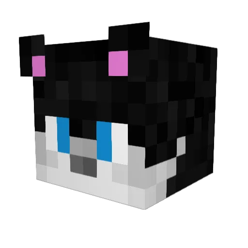 William_Wolf Minecraft avatar head, 3D render