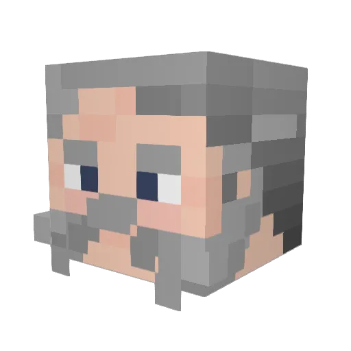 William__Winters Minecraft avatar head, 3D render