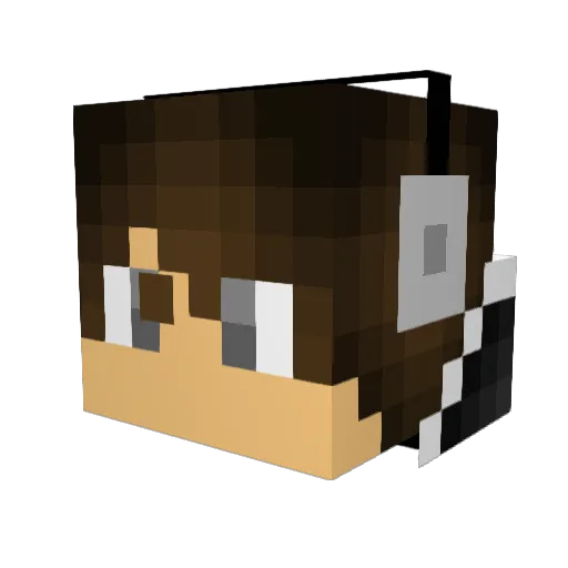 William__the_3rd Minecraft avatar head, 3D render