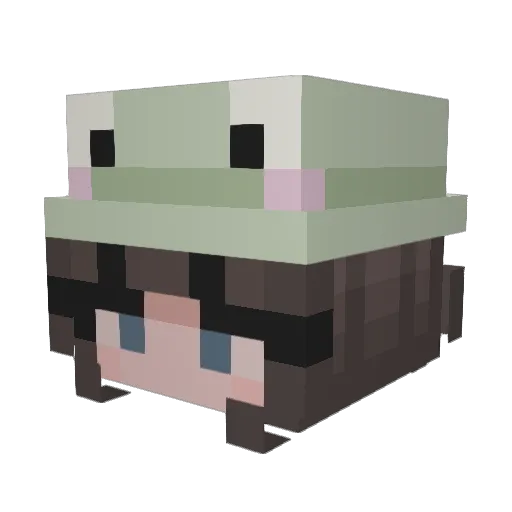 Williamek2013 Minecraft avatar head, 3D render