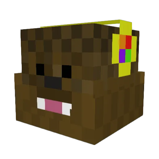 Williamhellmann3 Minecraft avatar head, 3D render