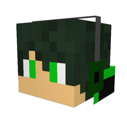 Williamjmf09 Minecraft avatar head, 3D render