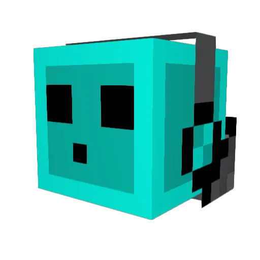 Williamp1216 Minecraft avatar head, 3D render