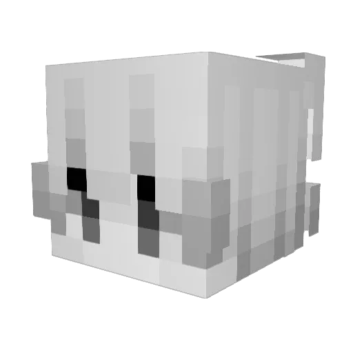 Willie1007 Minecraft avatar head, 3D render