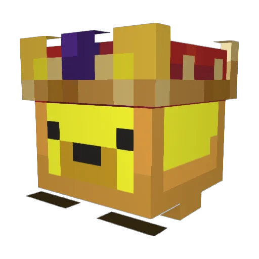WillieDaPooh Minecraft avatar head, 3D render