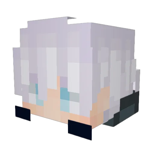WillieWacker030 Minecraft avatar head, 3D render