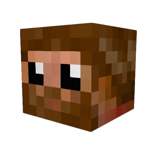 WillieWonk4 Minecraft avatar head, 3D render