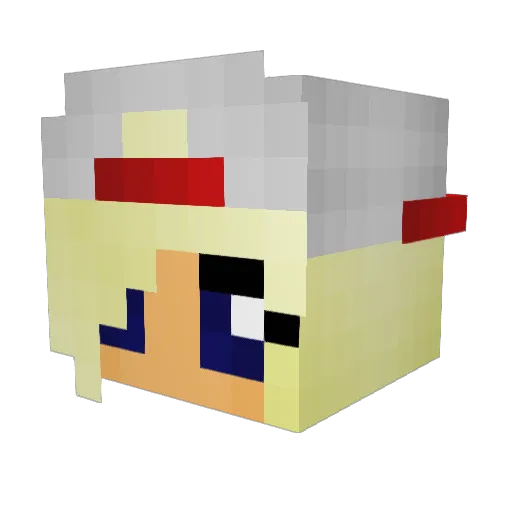 Williewood99 Minecraft avatar head, 3D render