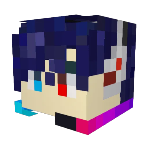 WillisNoah Minecraft avatar head, 3D render