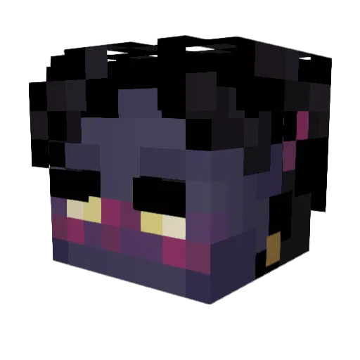 WillisWonky Minecraft avatar head, 3D render