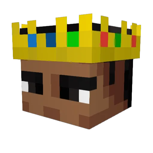 Willisnowhere Minecraft avatar head, 3D render