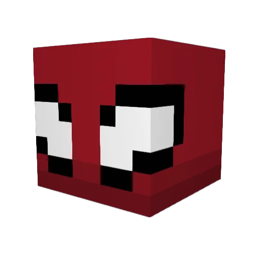 Williwilliwonka Minecraft avatar head, 3D render
