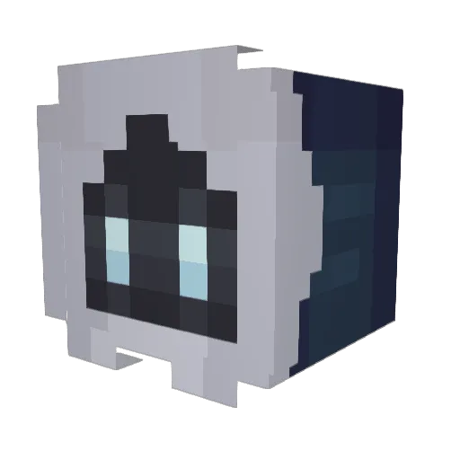 Willizin Minecraft avatar head, 3D render