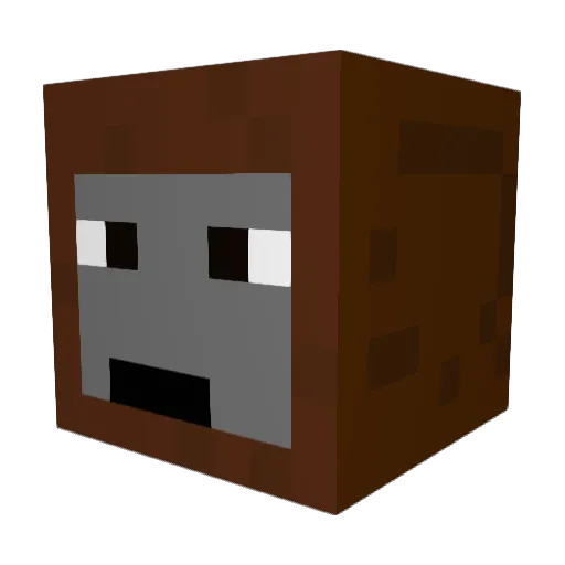 Willm_7 Minecraft avatar head, 3D render