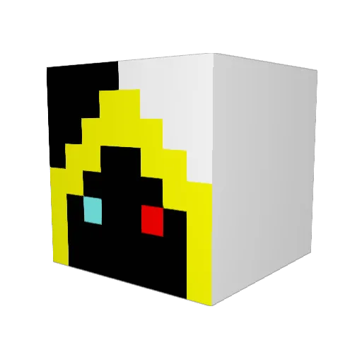 Willman004 Minecraft avatar head, 3D render