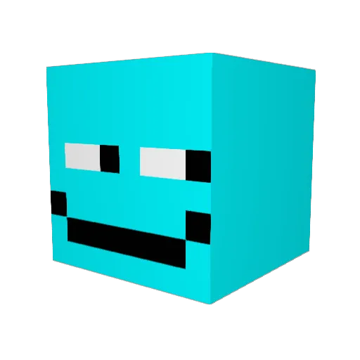 Willmrd Minecraft avatar head, 3D render