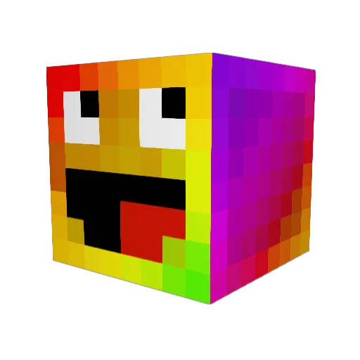 WillogBill Minecraft avatar head, 3D render
