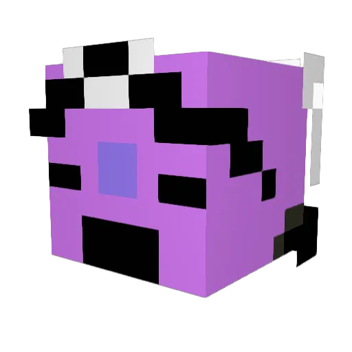 WillohMC Minecraft avatar head, 3D render