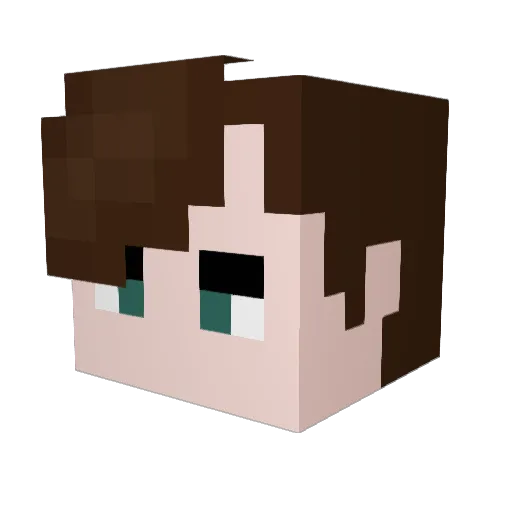 WilloughbyWisp Minecraft avatar head, 3D render