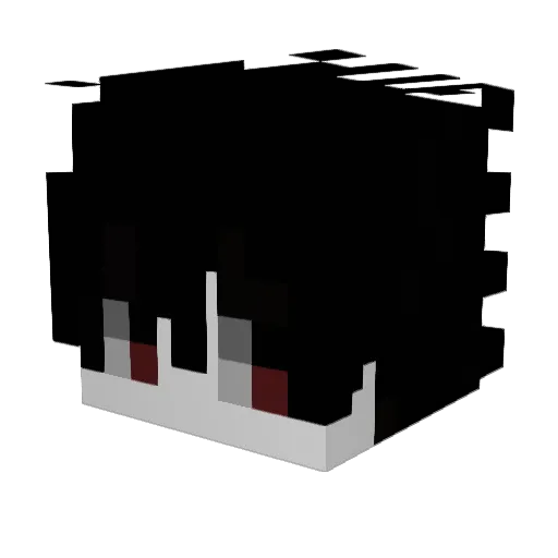 Willow5050 Minecraft avatar head, 3D render