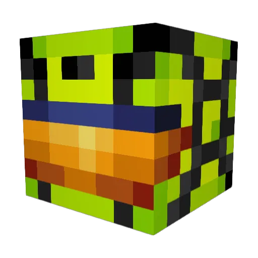 WillowBee_7 Minecraft avatar head, 3D render