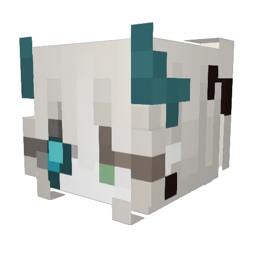 WillowTree0108 Minecraft avatar head, 3D render
