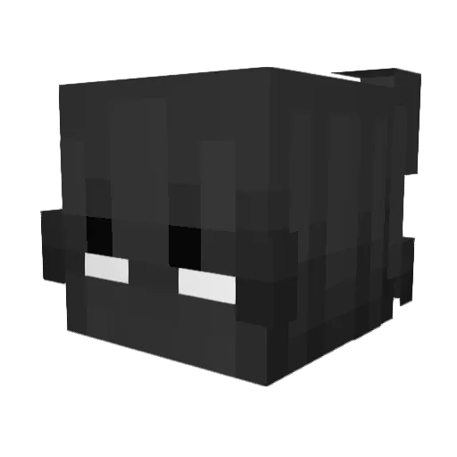 Willowetc Minecraft avatar head, 3D render