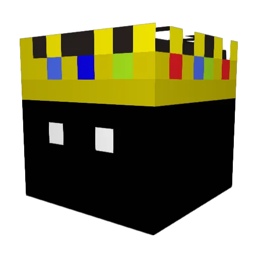 Willp4321 Minecraft avatar head, 3D render