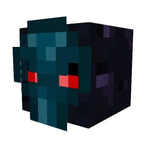 Willrekt Minecraft avatar head, 3D render