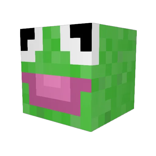 WillstersOppai Minecraft avatar head, 3D render