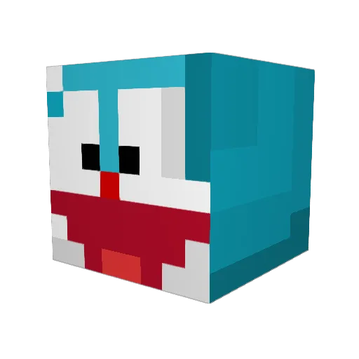 Willy0823 Minecraft avatar head, 3D render