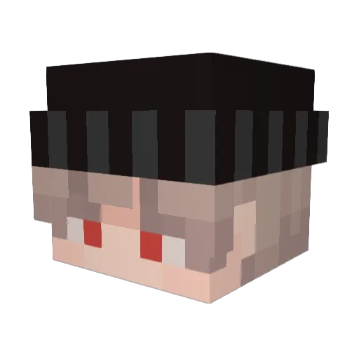 Willy0k Minecraft avatar head, 3D render