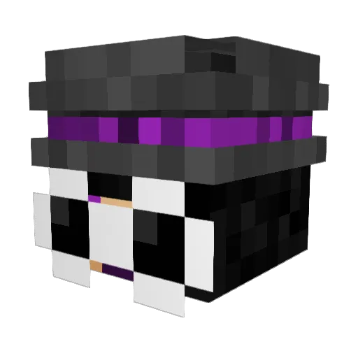 WillyBronkas Minecraft avatar head, 3D render