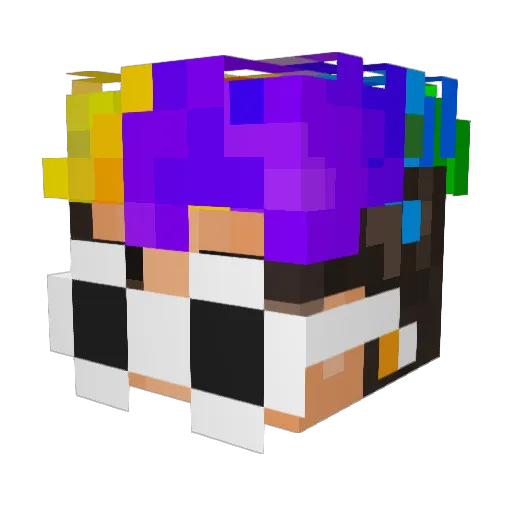 WillyCascade Minecraft avatar head, 3D render
