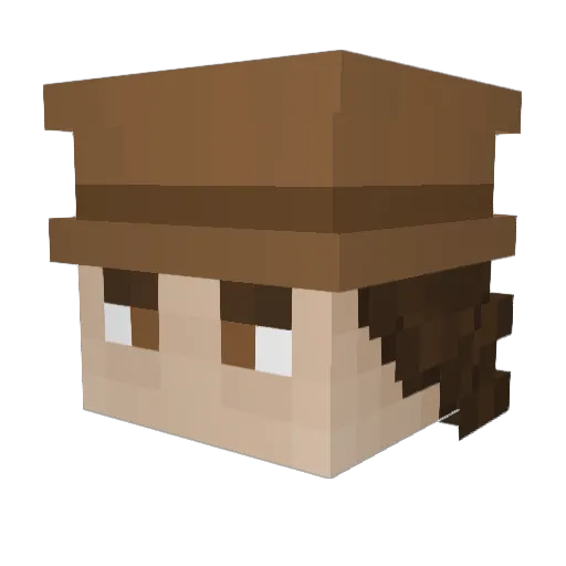 WillyWonka1231 Minecraft avatar head, 3D render
