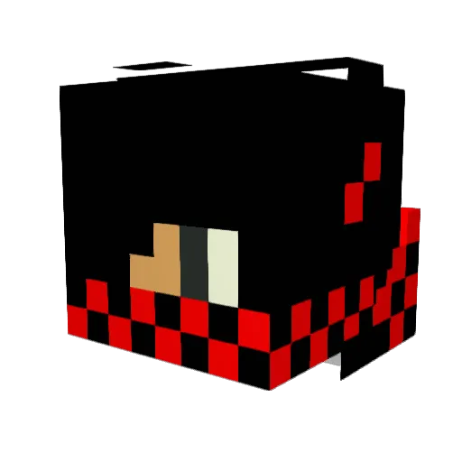 Willy_Booya Minecraft avatar head, 3D render