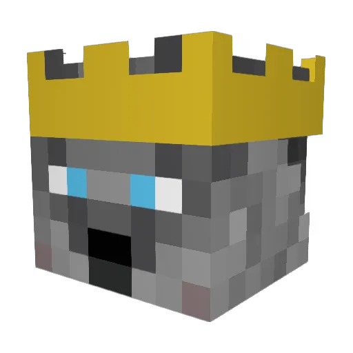 Willy_G_Man Minecraft avatar head, 3D render