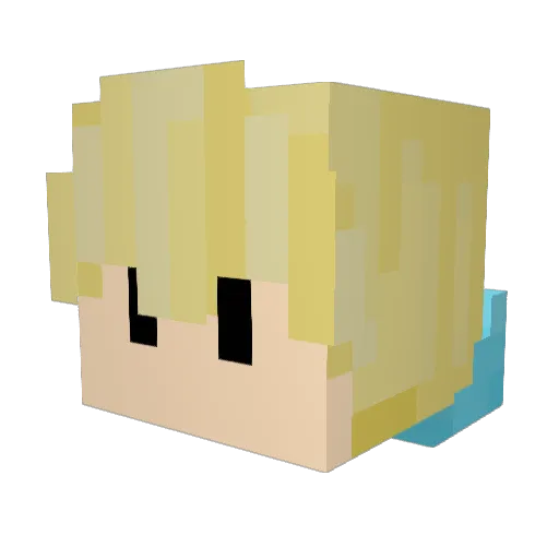 Willy_Nillyy Minecraft avatar head, 3D render