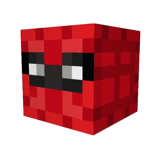 Willybongo Minecraft avatar head, 3D render