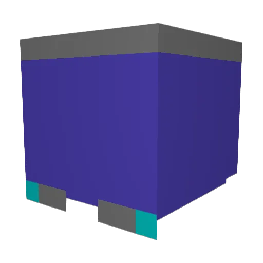Willygorilla_ Minecraft avatar head, 3D render