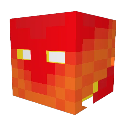 Willythegoat10 Minecraft avatar head, 3D render