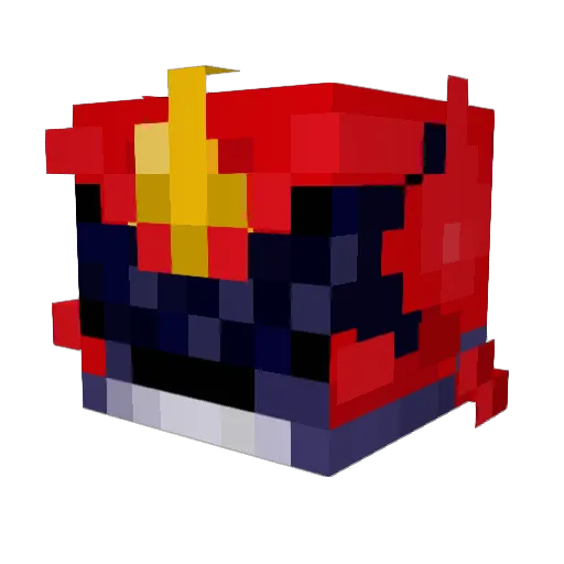 Minecraft-Avatar von WiloWisp: Kopf als 3D-Render