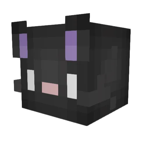 Wilserien Minecraft avatar head, 3D render