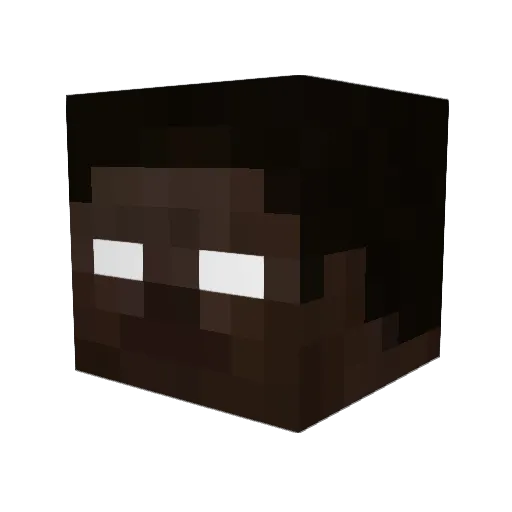 WilseyPvP Minecraft avatar head, 3D render