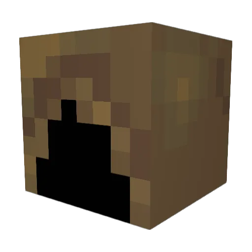 Wilsmn Minecraft avatar head, 3D render