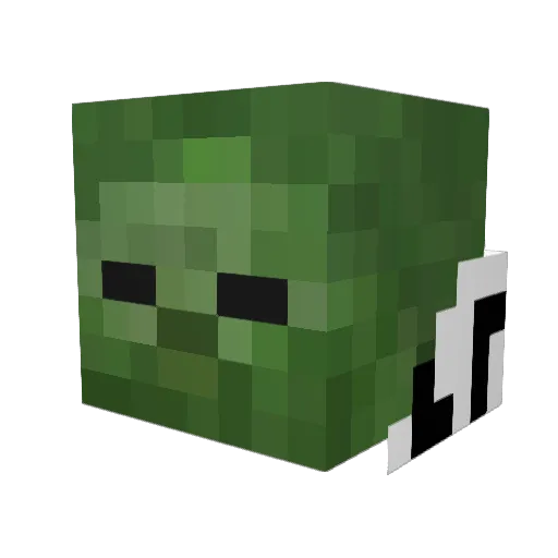 Wilson_1210 Minecraft avatar head, 3D render