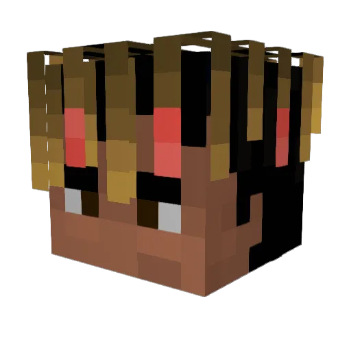 Wilson_jdr Minecraft avatar head, 3D render