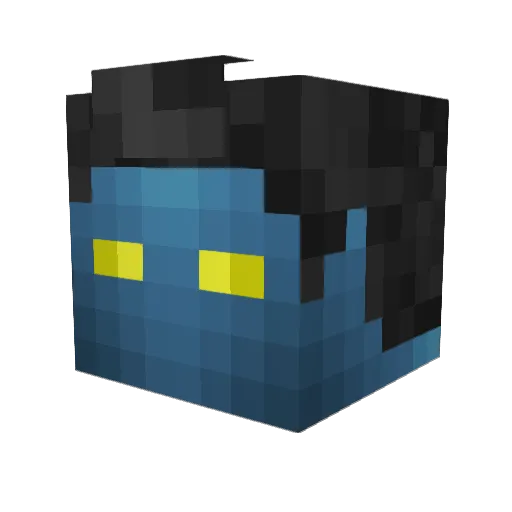 Wilsonvaughn Minecraft avatar head, 3D render