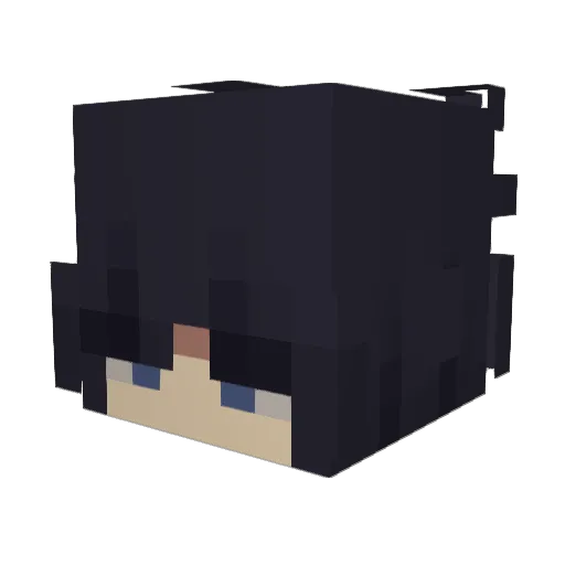 WiltedAlex Minecraft avatar head, 3D render