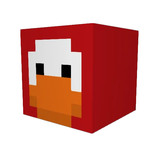Wiltread Minecraft avatar head, 3D render